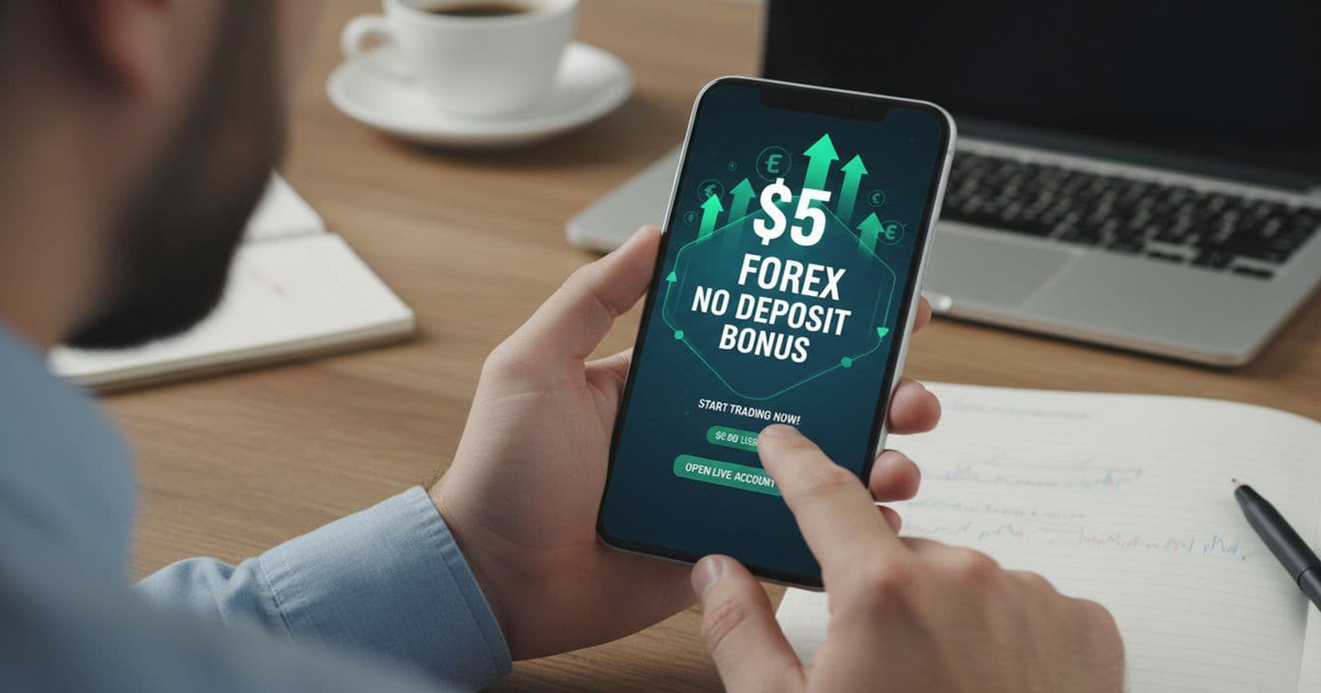 InstaForex gives new clients a $5 trading bonus
